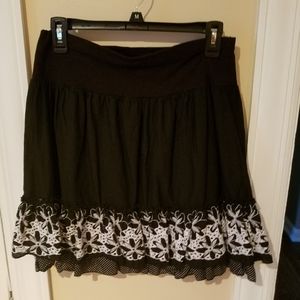 Joe B Floral and Polka dot skirt